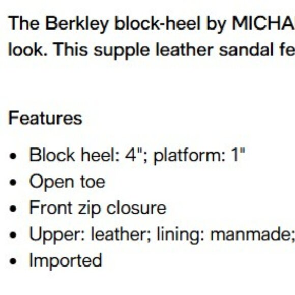 Michael Kors Berkley Mid-Platform T Strap Sandals - Picture 3 of 8